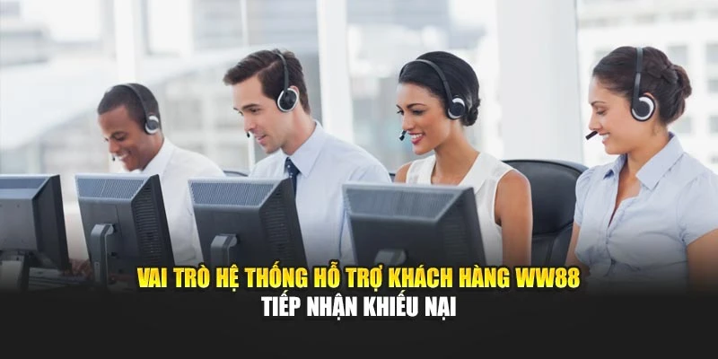 Vai trò hệ thống Hỗ Trợ Khách Hàng WW88 tiếp nhận khiếu nại